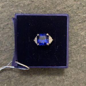 Swarovski- Trilogy Blue Ring